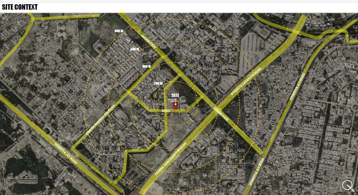Rohit Avenue location map from the project brochure